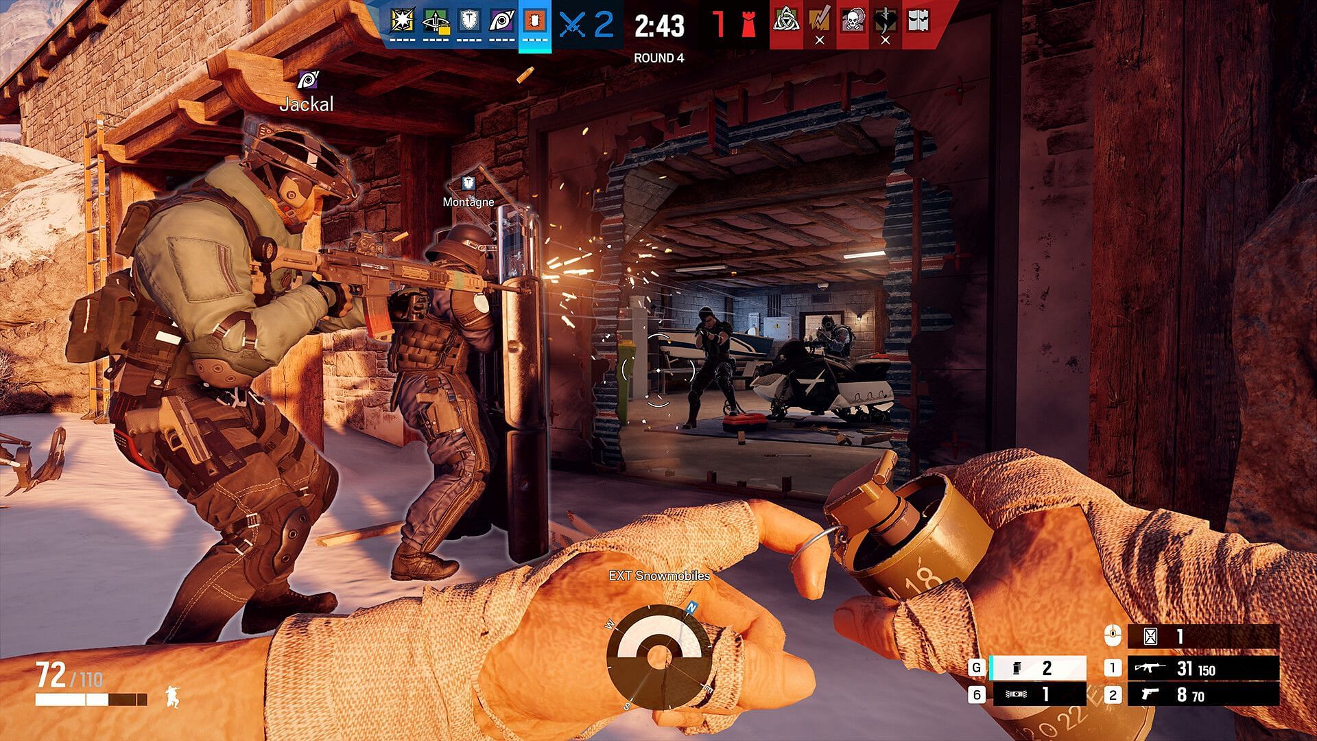 Rainbow Six Siege gameplay (Image via Ubisoft)