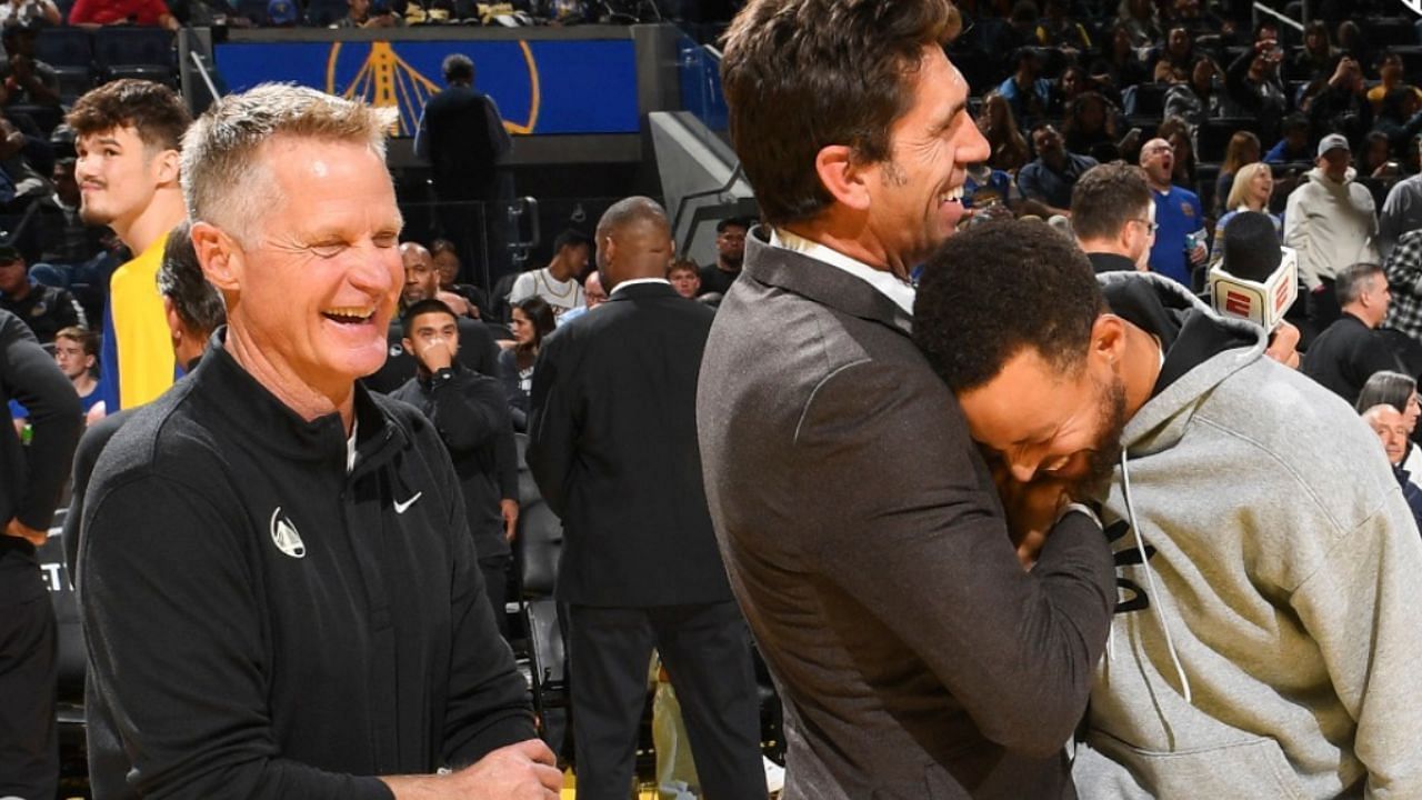 Steph Curry drops priceless reaction to former GM Bob Myers wondering how much the Warriors miss him