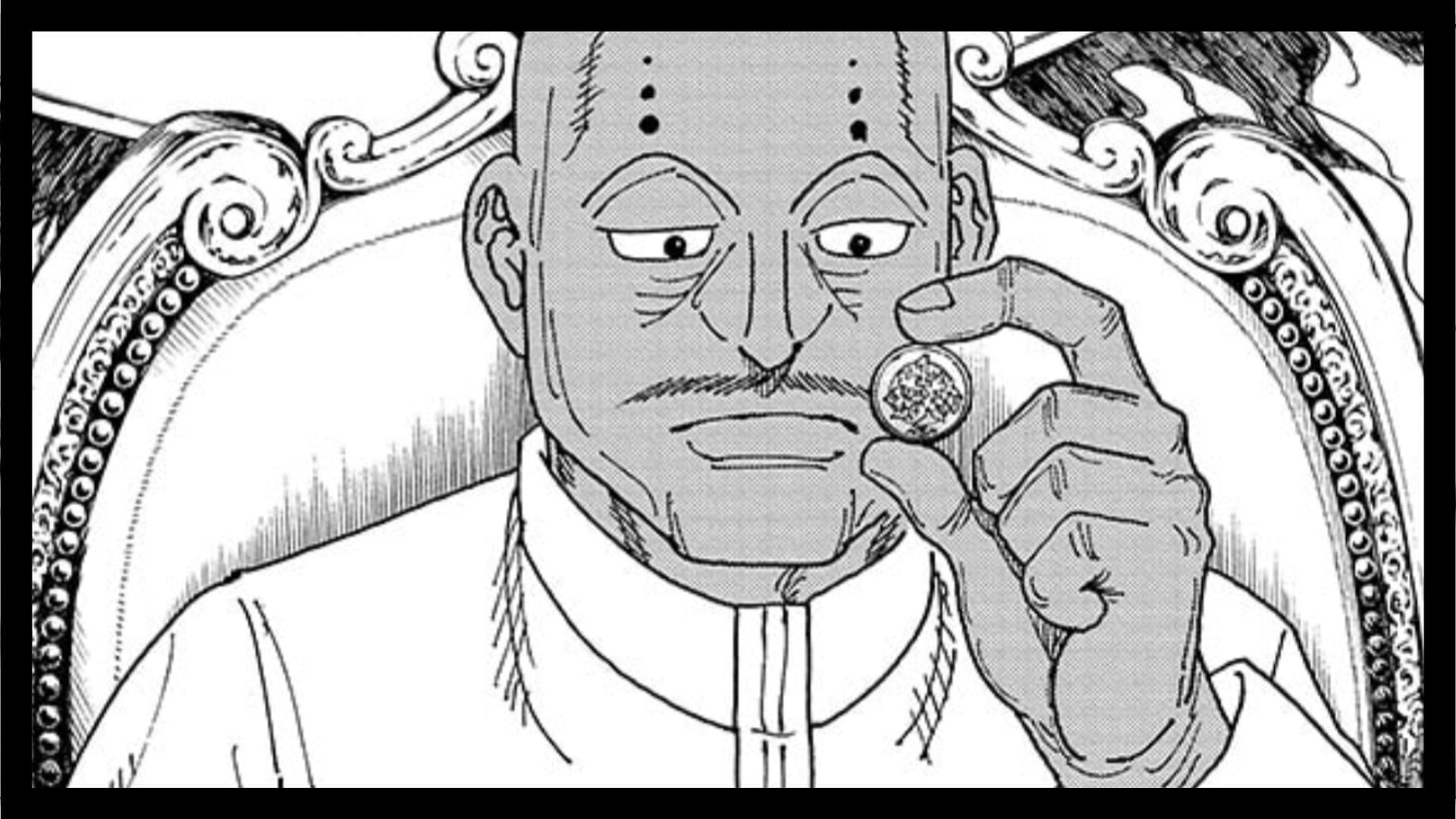 Zhang Lei as seen in Hunter x Hunter chapter 404 (Image via Shueisha)