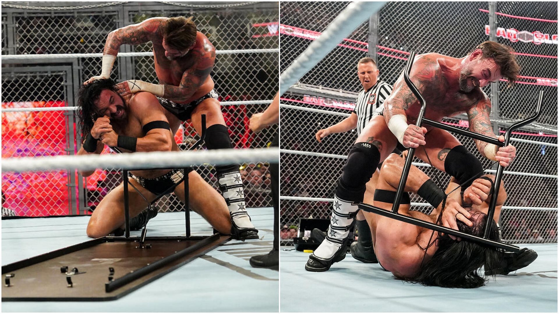 CM Punk and Drew McIntyre at Bad Blood. [Images via: WWE.com]