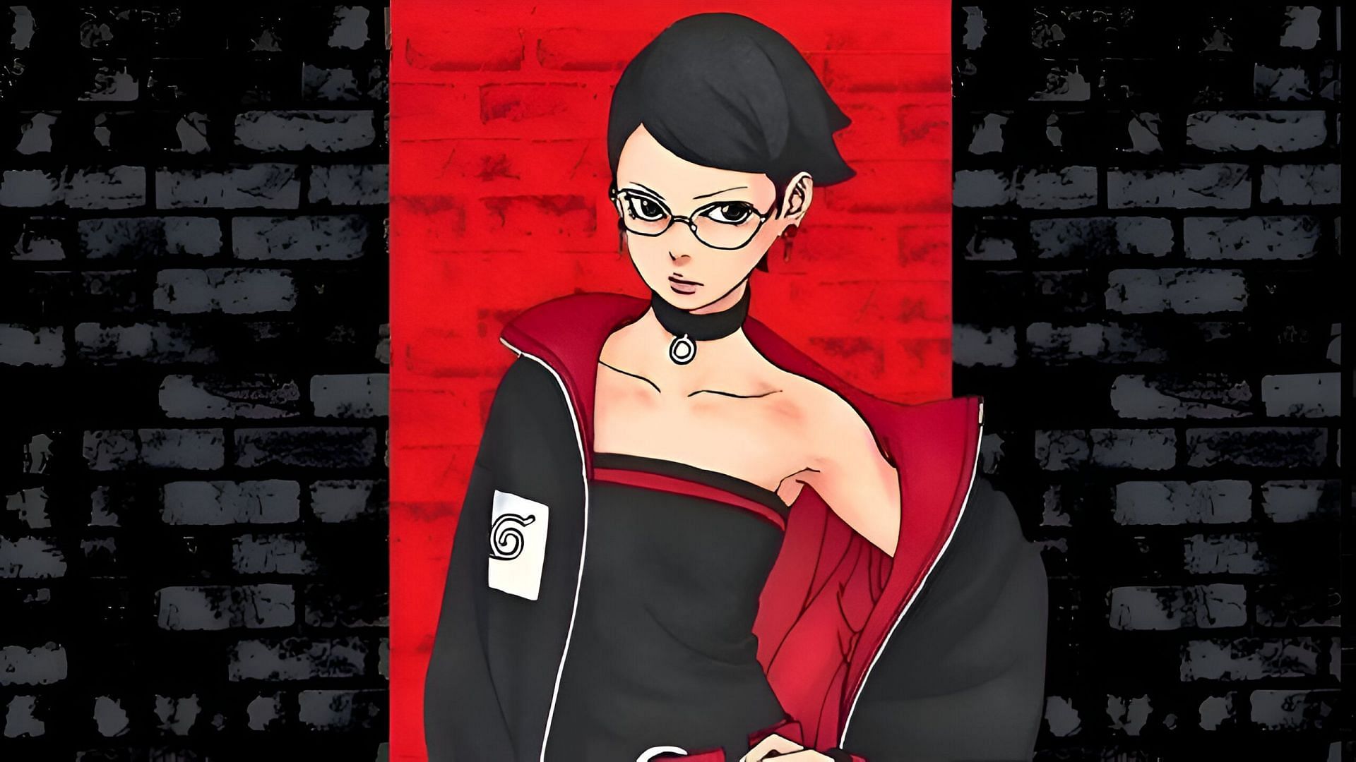 Sarada as seen in the manga (Image via Shueisha)