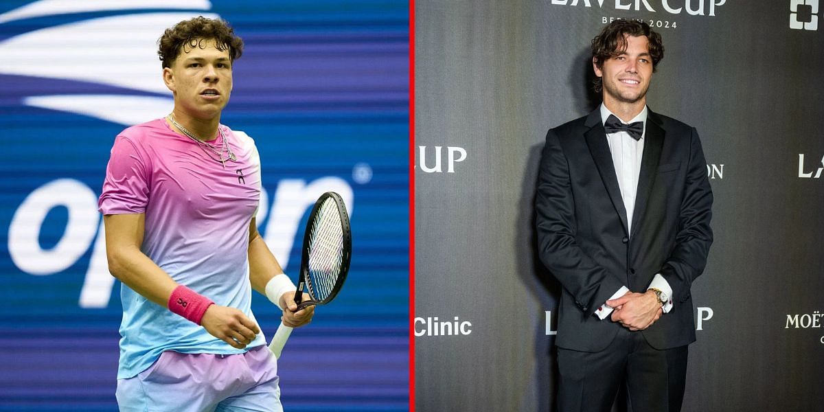 Ben Shelton (L), Taylor Fritz (R) | Getty