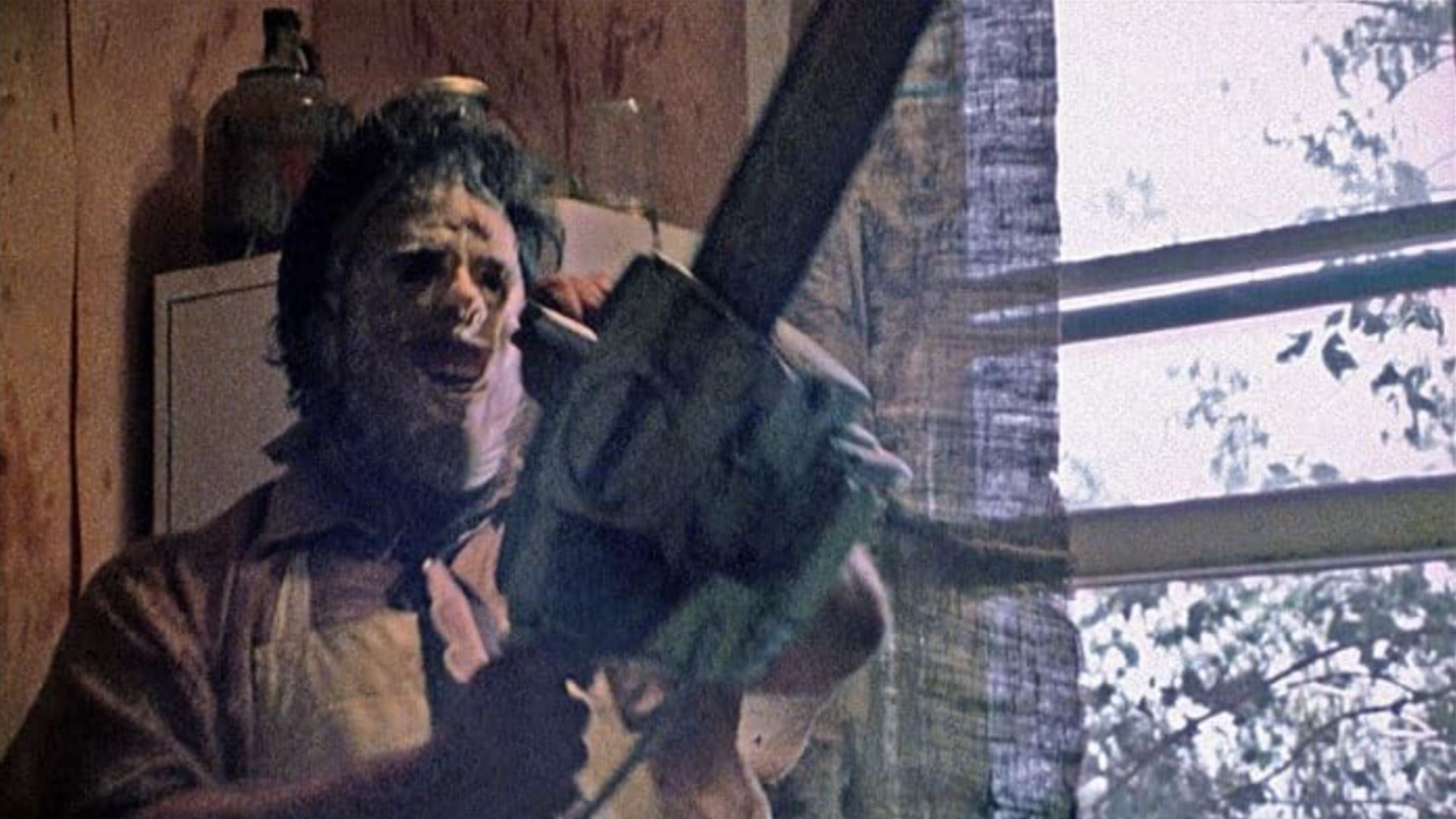 Gunnar Hansen in The Texas Chain Saw Massacre (1974) (image via Legendary Pictures)