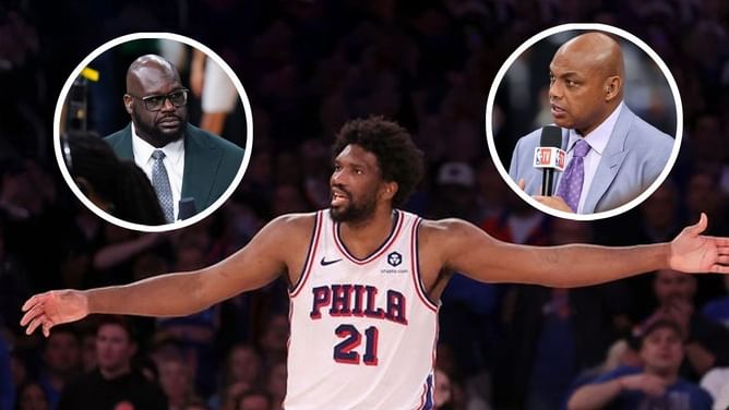 "He might get injured flying" - Stephen A. Smith furiously rips Shaq and Charles Barkley's comments on Joel Embiid citing injury concerns