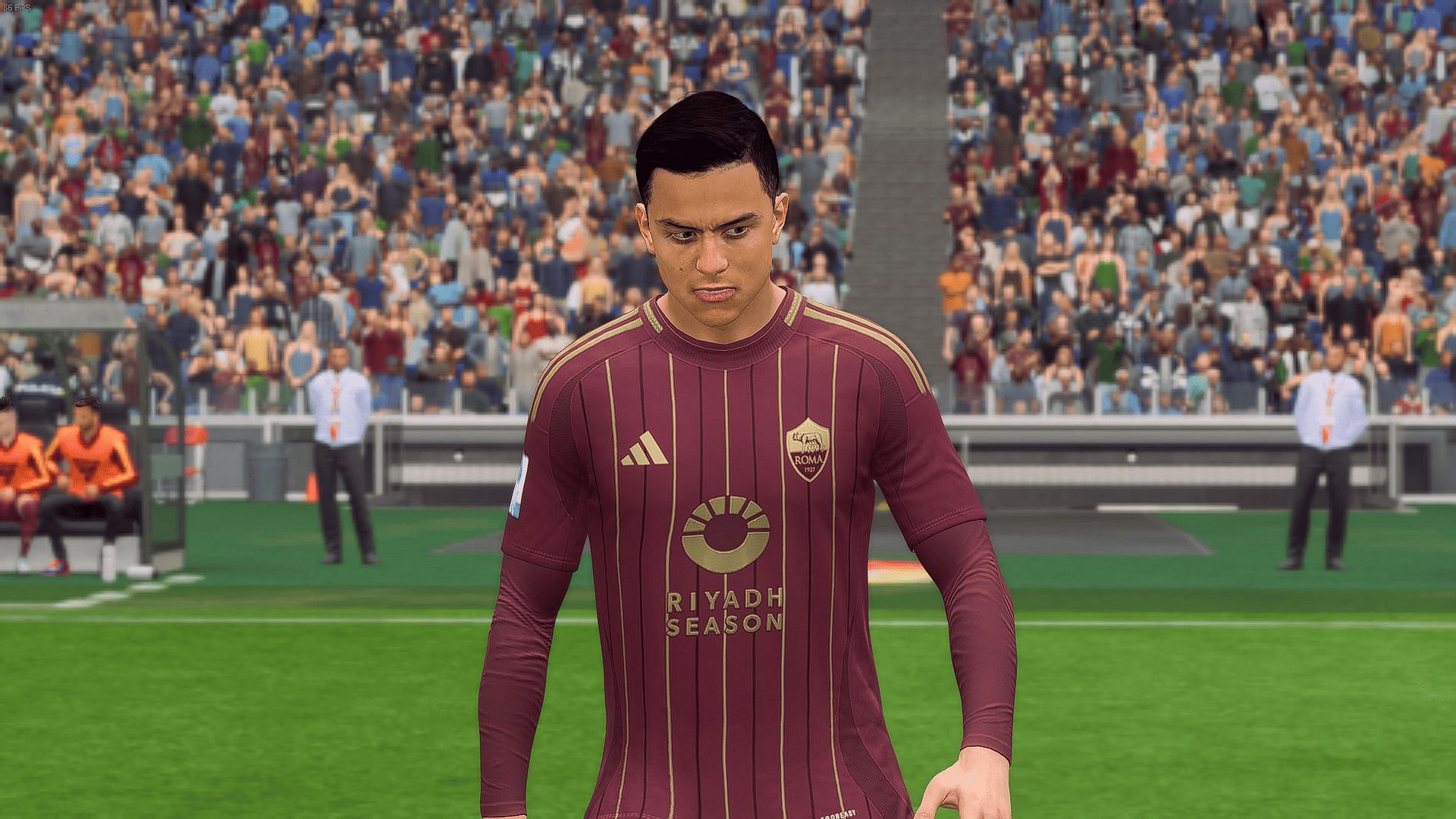 AS Roma&#039;s Home kit in FC 25 (Image via EA)