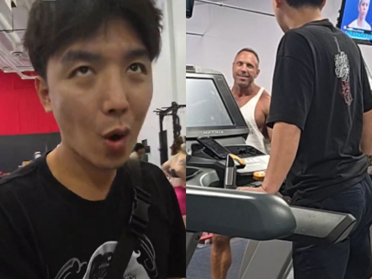 Kick streamer Kangjoel kicked out of Iron Forge Gym due to filming a woman (Image via Kick/Kangjoel)