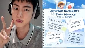 "World Wide handSEOM" — Fans rejoice as BTS' Jin to hold a special interactive Weverse Live event for BTS Island: In The Seom