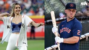 "Excitement level on 1000" - Alex Bregman's wife Reagan Elizabeth thrilled by son Knox's baseball bat fun