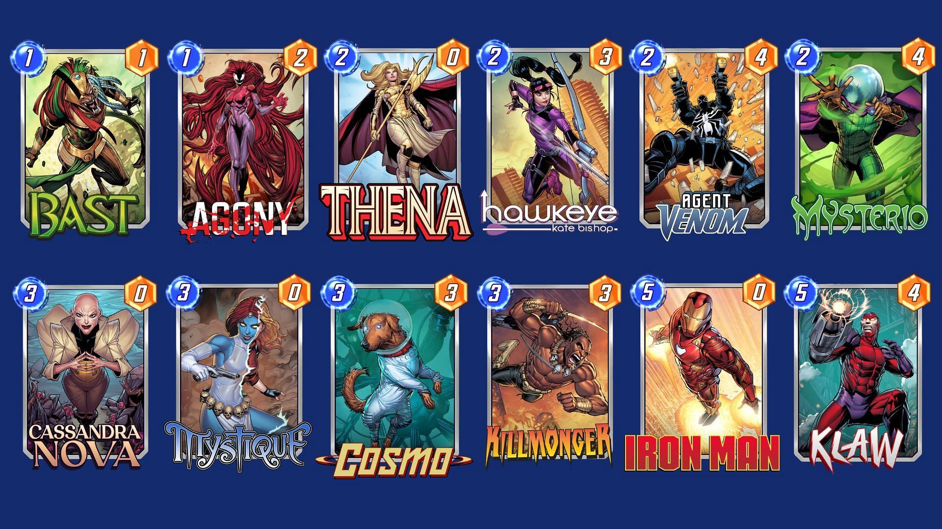 The Agony Bishop Deck is an effective Marvel Snap Agony deck (Image via Nuverse)