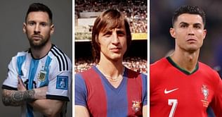 "There is a big difference" - When Johan Cruyff picked between Lionel Messi and Cristiano Ronaldo