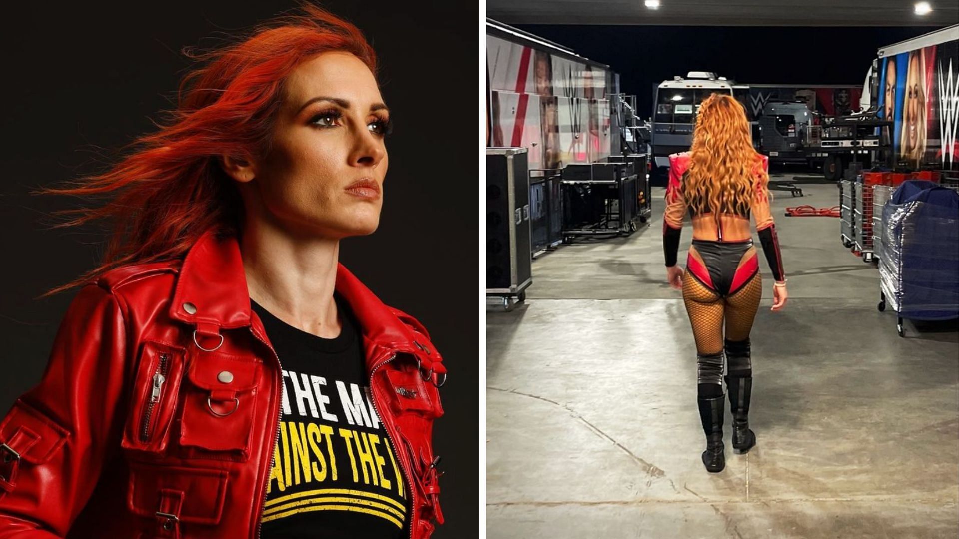 The Man has been on hiatus from the company for months. [Photos: Becky Lynch on Instagram]