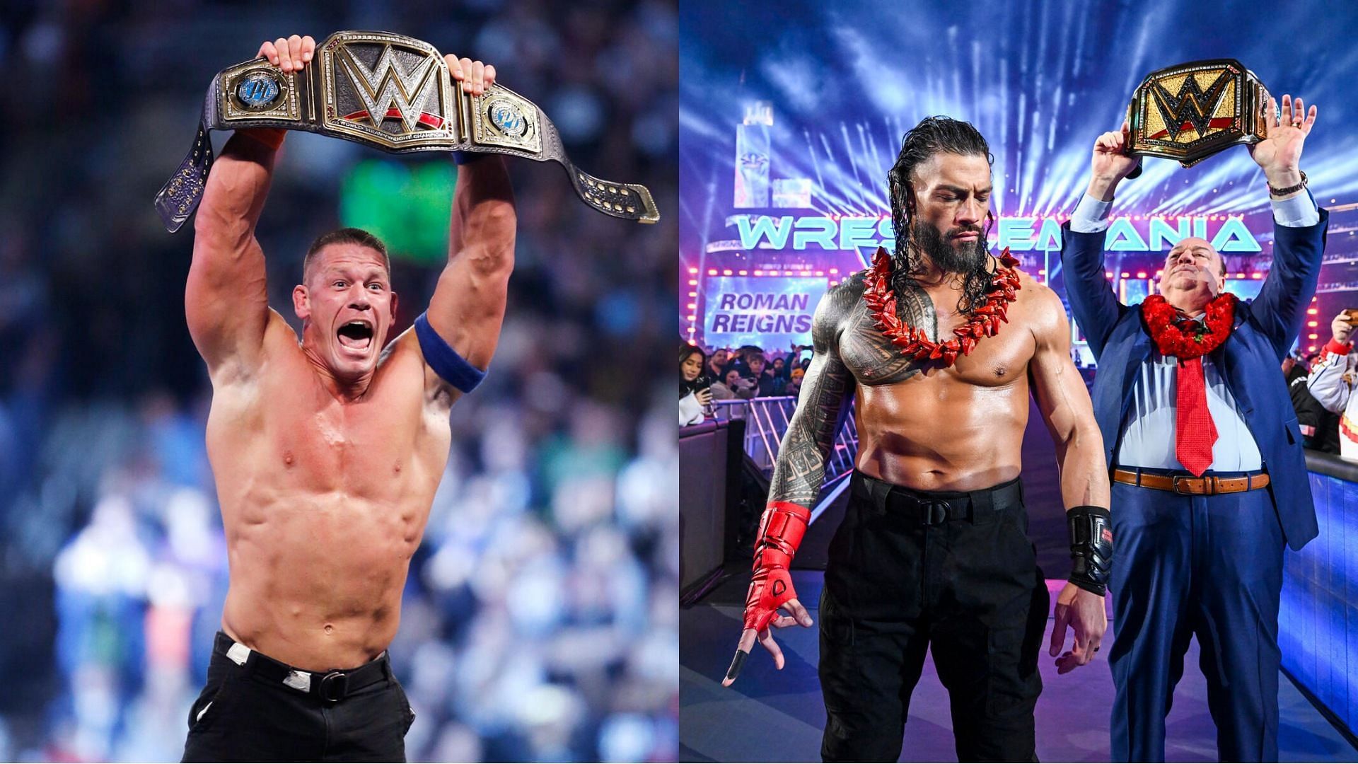 WWE, Roman Reigns, John Cena, Drew Mcintyre, CM Punk, 