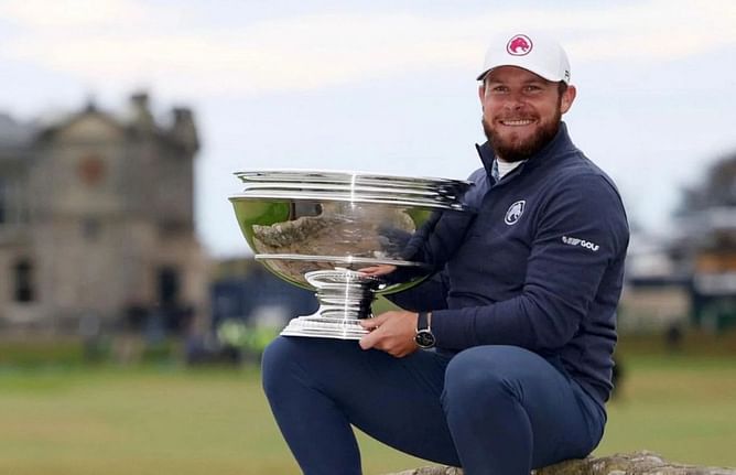 Tyrrell Hatton 'lost for words' after winning the Alfred Dunhill Links Championship for the third time
