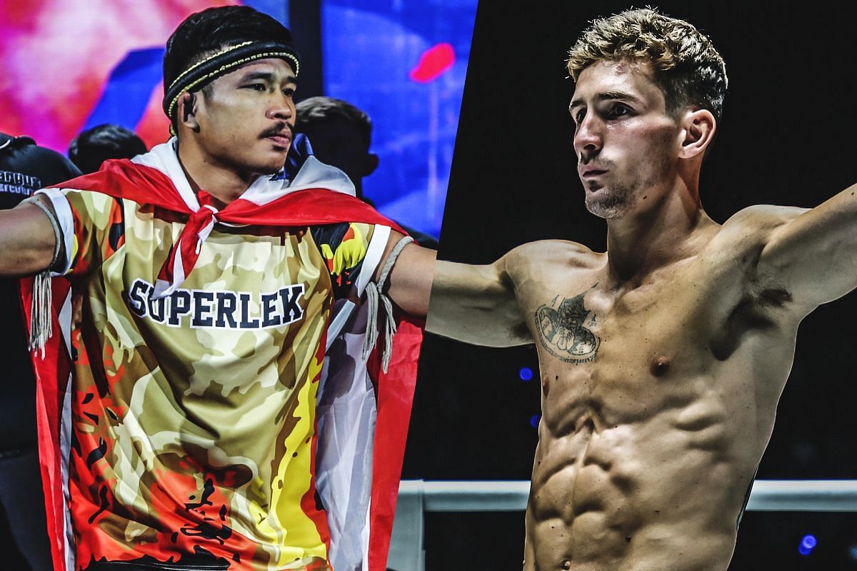 Superlek (L) and Nico Carrillo (R) | Image by ONE Championship