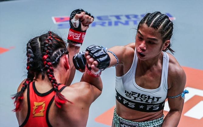 "Buntan put on a clinic" - Fans loving Jackie Buntan's display of technical power against 'Wondergirl' in ONE debut