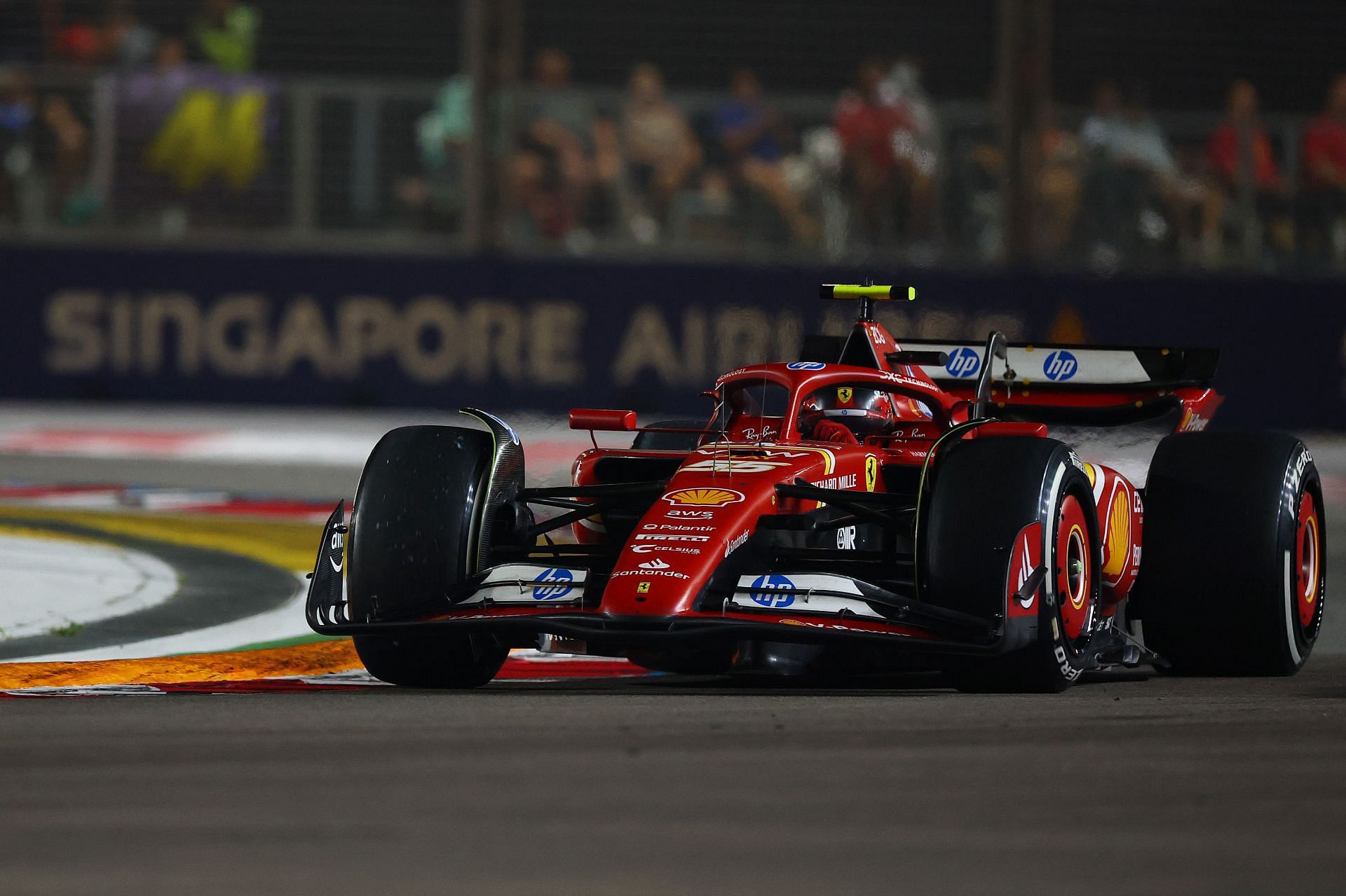 Carlos Sainz of Spain drives the Scuderia Ferrari SF-24. Source: Getty Images