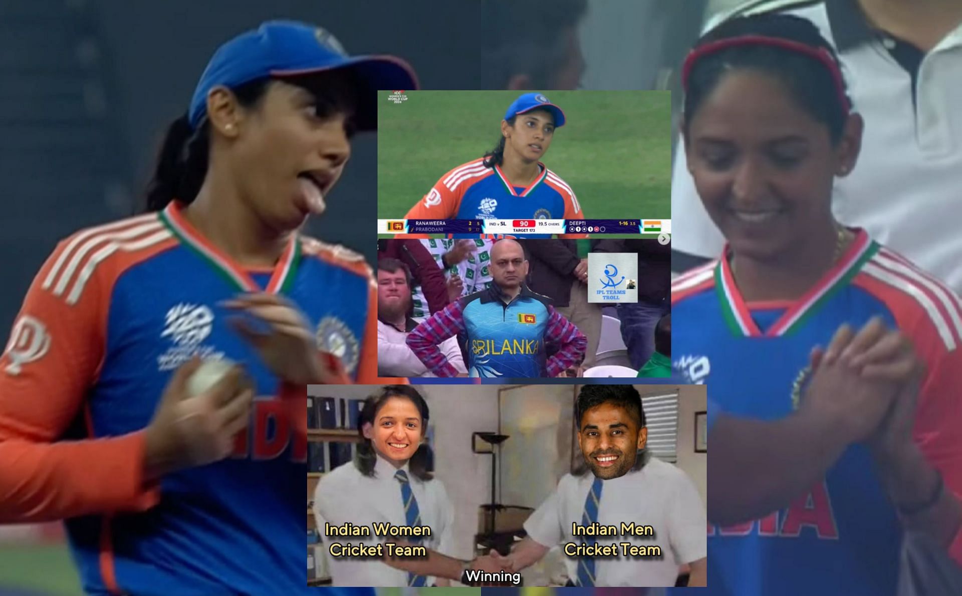 Fans react after India