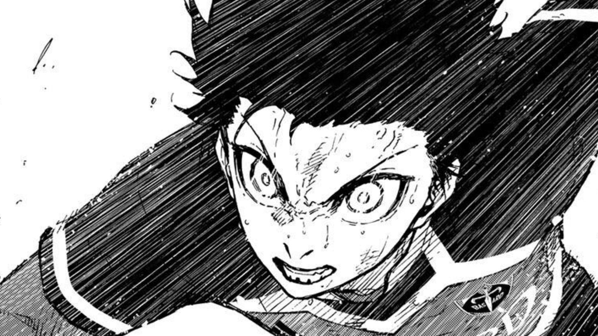 Yoichi Isagi as seen in the Blue Lock chapter 281 (Image via Kodansha)