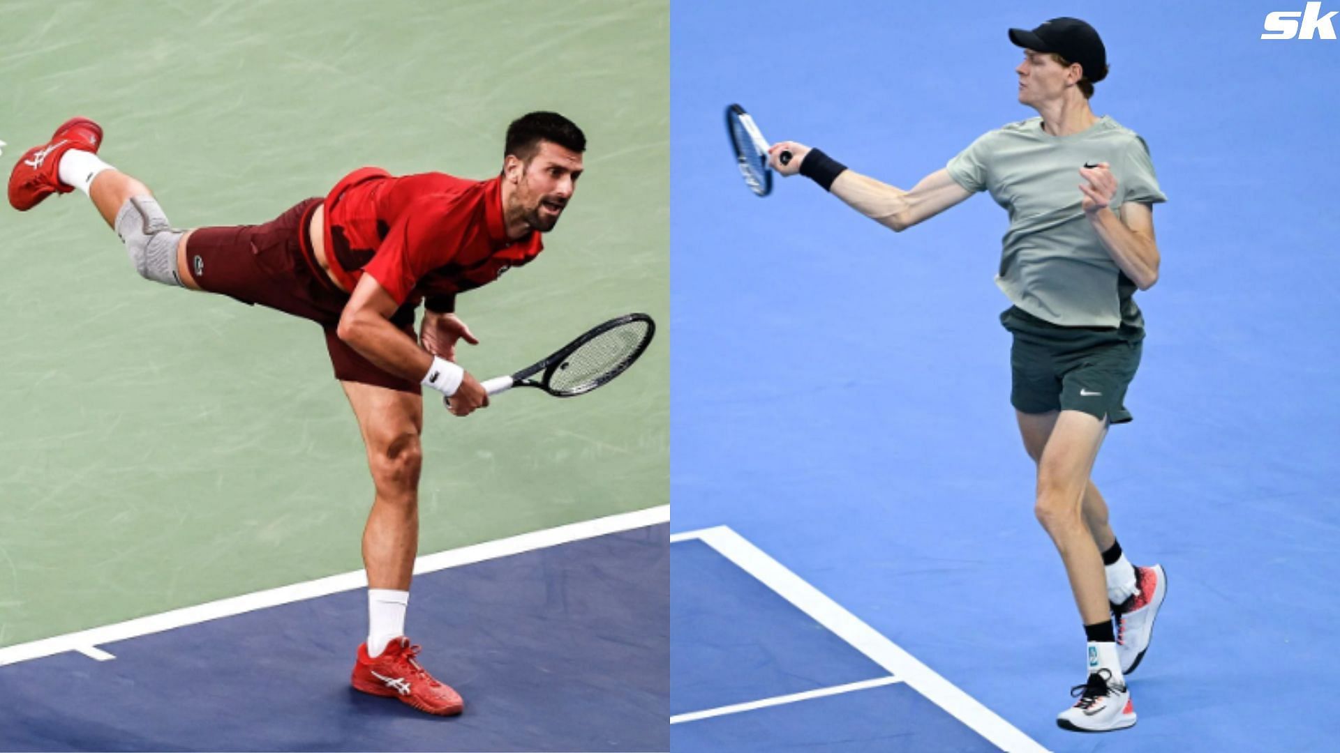 Jannik Sinner vs Novak Djokovic, Six Kings Slam SF (Picture: Getty)