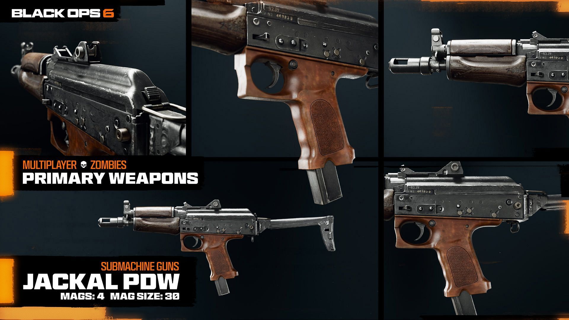 Jackal PDW SMG in Black Ops 6 (Image via Activision)