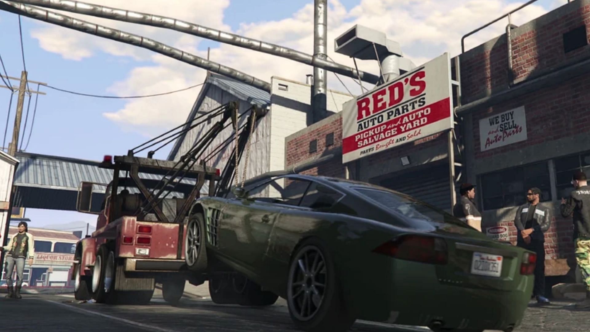 The Tow Truck missions are fun to do in GTA Online (Image via Rockstar Games)