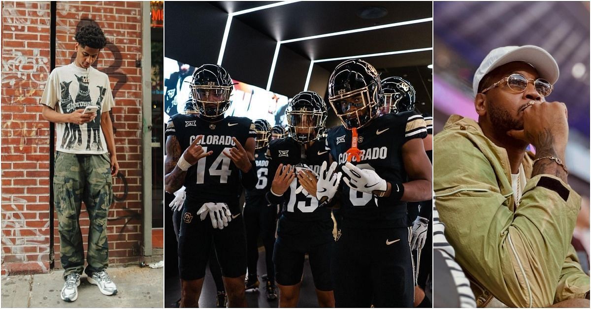 Colorado Buffaloes (credits: Kiyan Anthony, Carmelo Anthony and Colorado football Instagram)