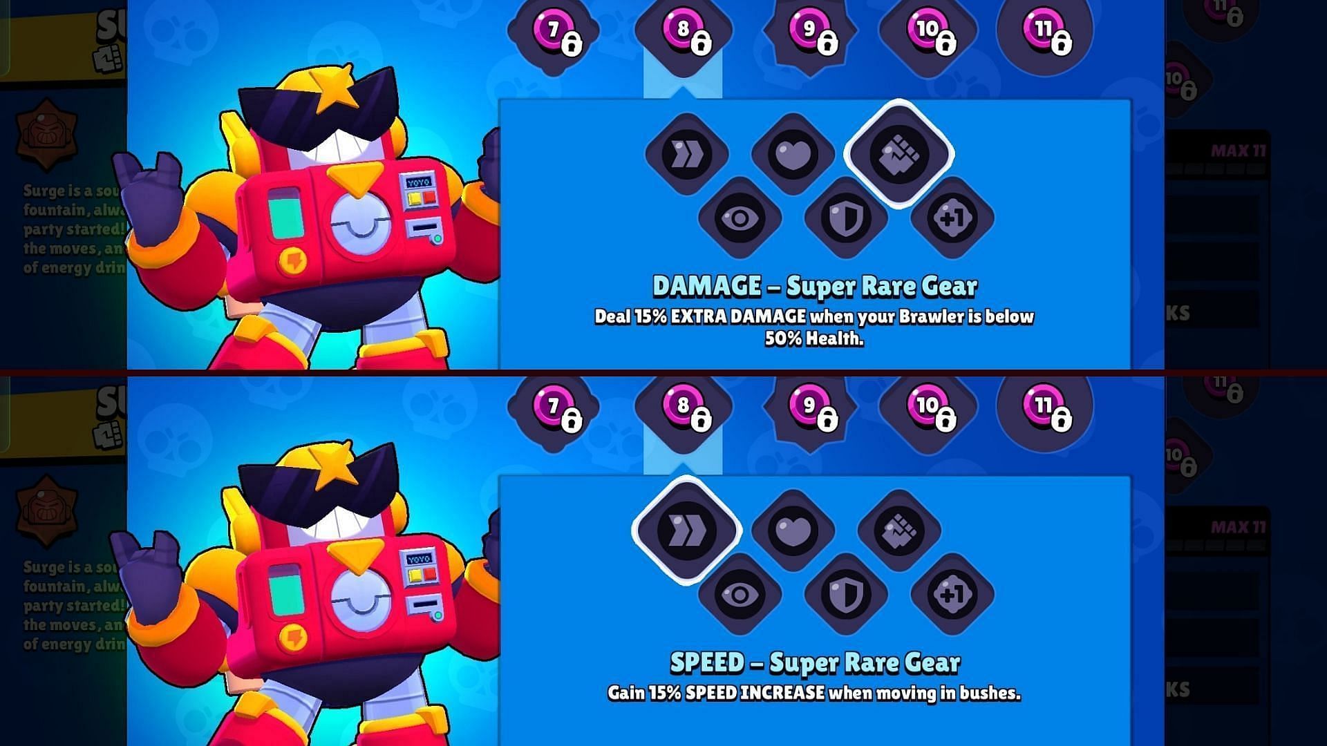 Damage and Speed Super Rare Gear (Image via Nuverse)