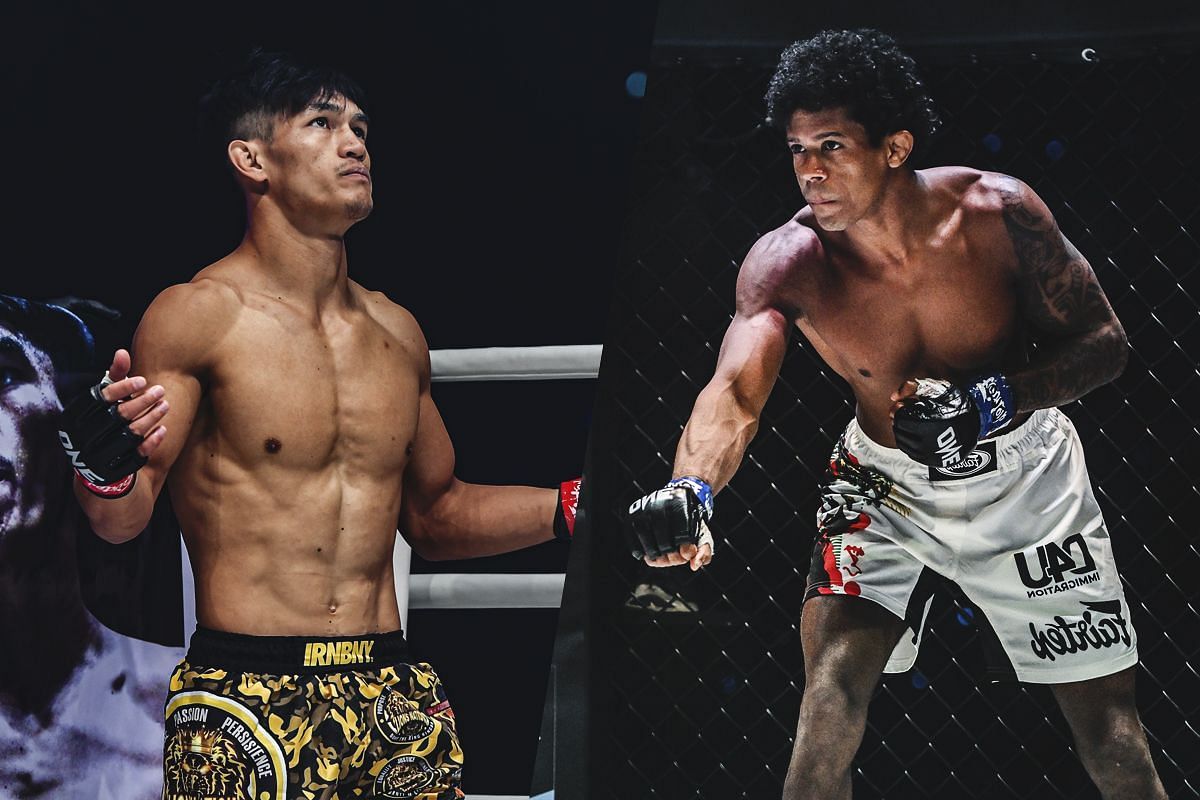 Danny Kingad and Adriano Moraes - Photo by ONE Championship