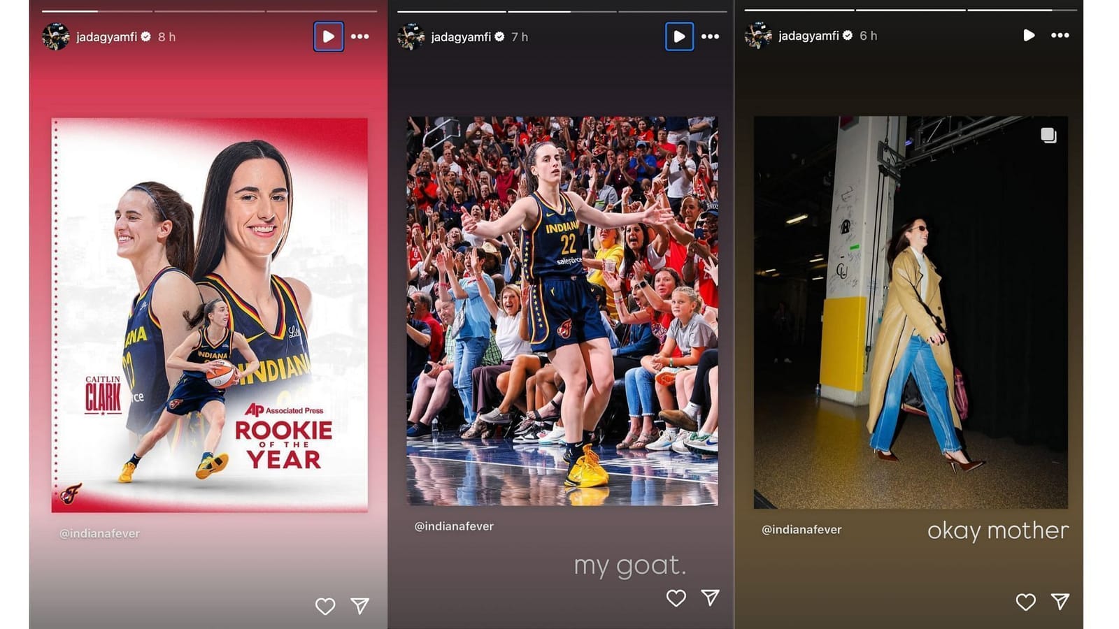 Caitlin Clark drops short 4word reaction to former teammate's