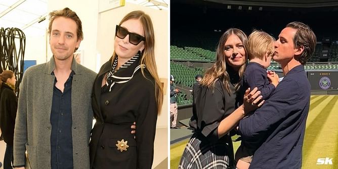 Maria Sharapova's fiance Alexander Gilkes hilariously expresses doubts over longevity of new record player around couple's 2-year-old son Theodore