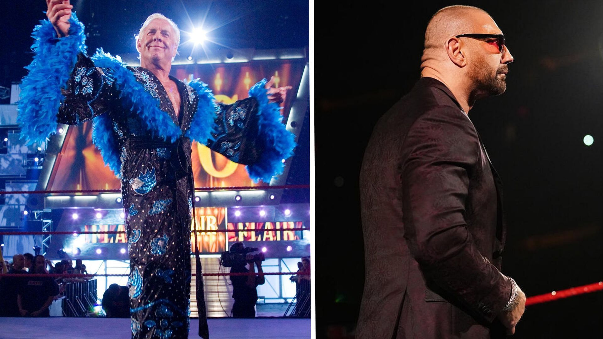 Ric Flair (left) and Batista (right) [Image Credits: WWE.com]