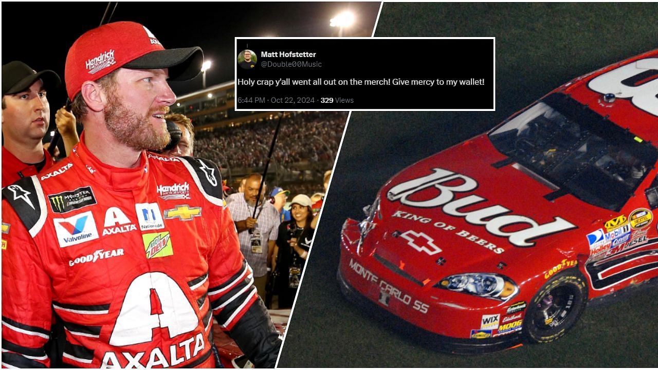 Fans react as Dale Earnhardt Jr. returns behind the wheel of the iconic #8 Chevrolet(source IMAGN X- @@Double00Music