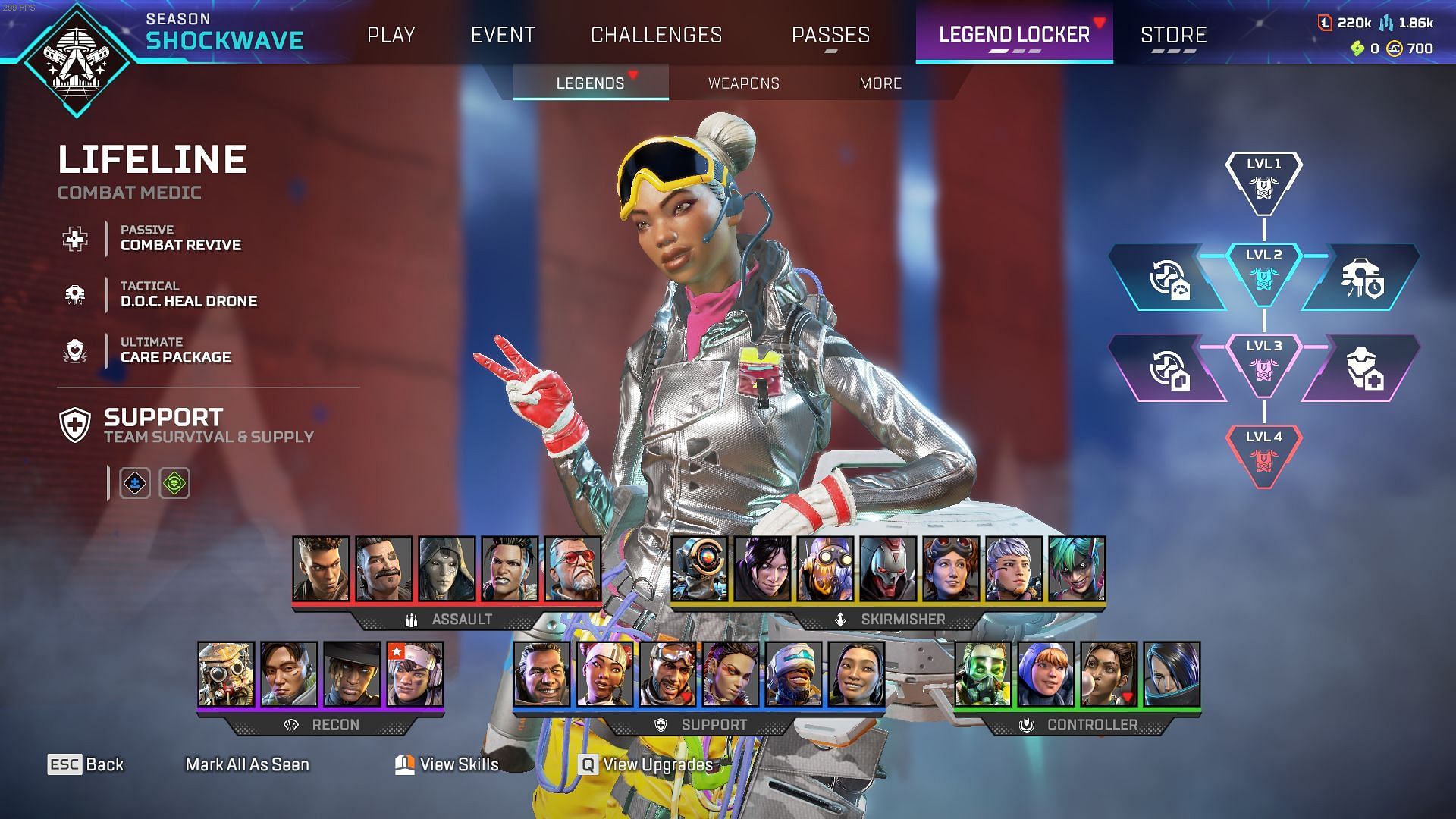 Lifeline in Apex Legends (Image via EA)