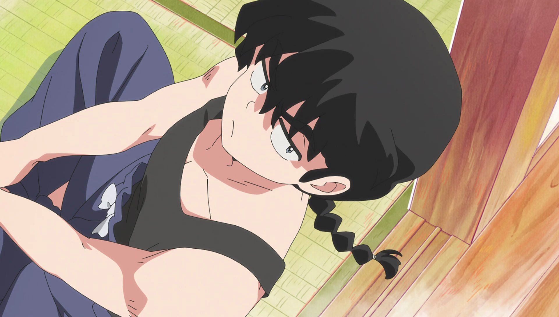 Ranma annoyed at Akane (Image via MAPPA).