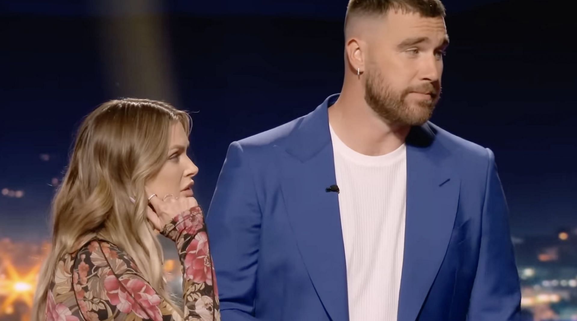 Travis Kelce in Are You Smarter Than a Celebrity? (Image via Amazon Prime Video)