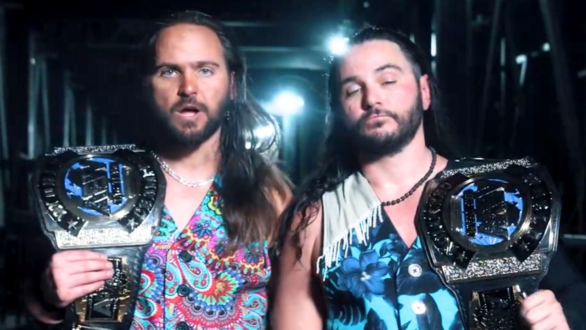 The Young Bucks are reigning AEW World Tag Team Champions. (Image via NJPW X) 