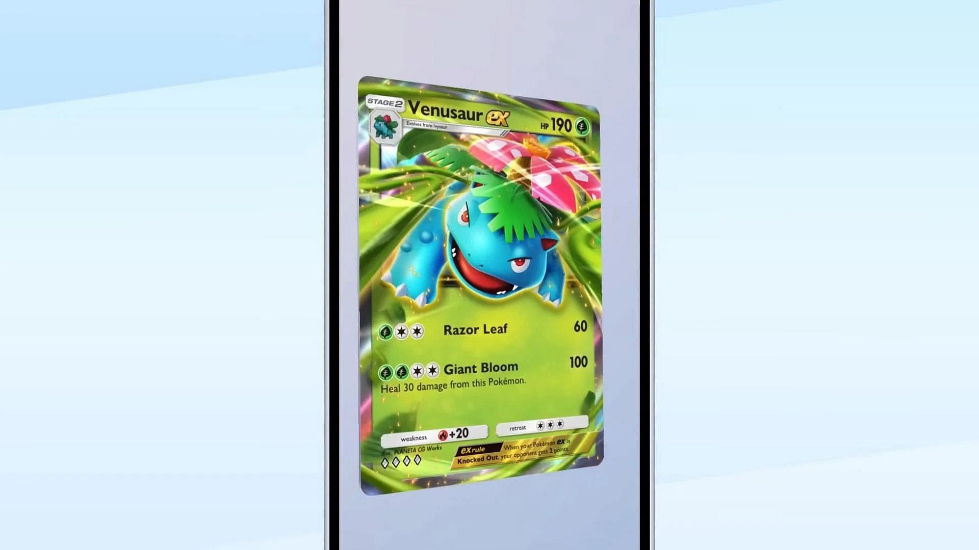 Players can add cosmetic effects to their cards with Shinedust (Image via The Pokemon Company)