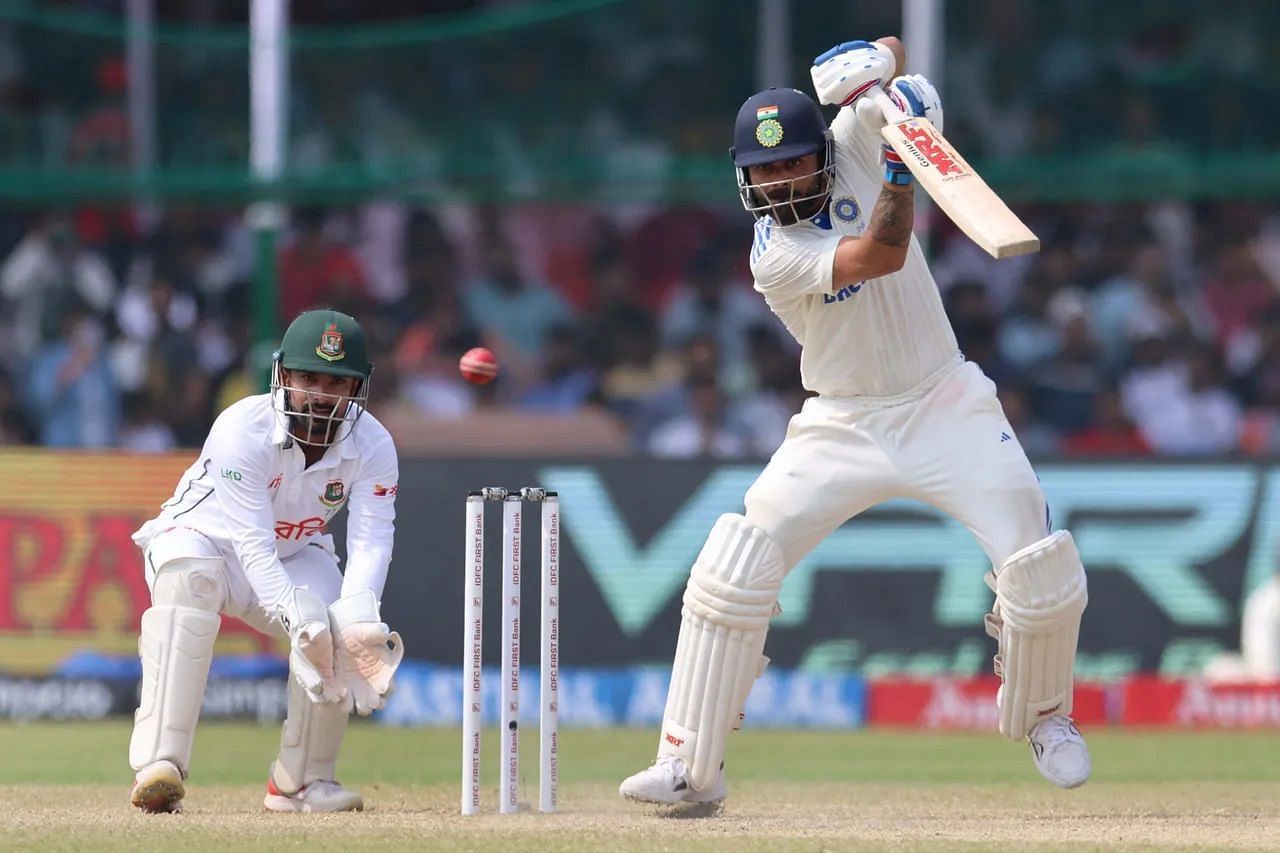 Virat Kohli had mixed returns in the Test series against Bangladesh. [P/C: BCCI]