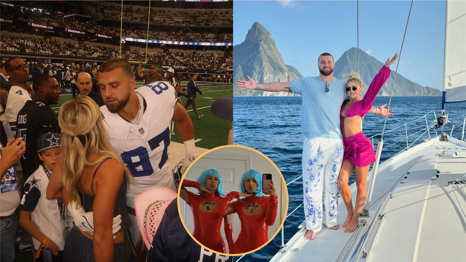 Cowboys Jake Ferguson gushes over girlfriend Haley Cavinder