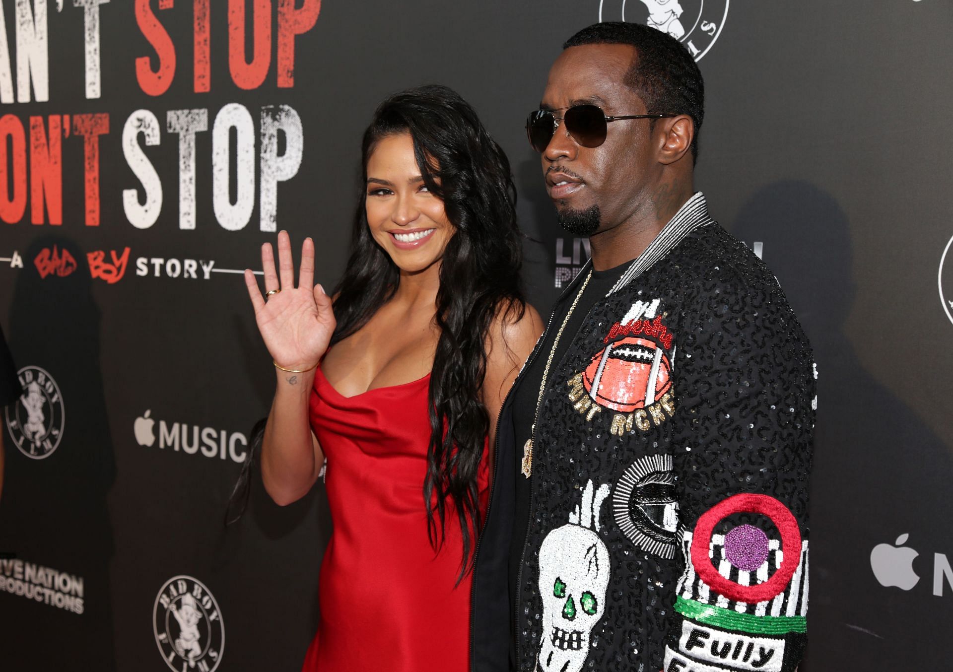 Sean &#039;Diddy&#039; Combs and Cassie Ventura, 2017 (Image via Getty/@Jerritt Clark)