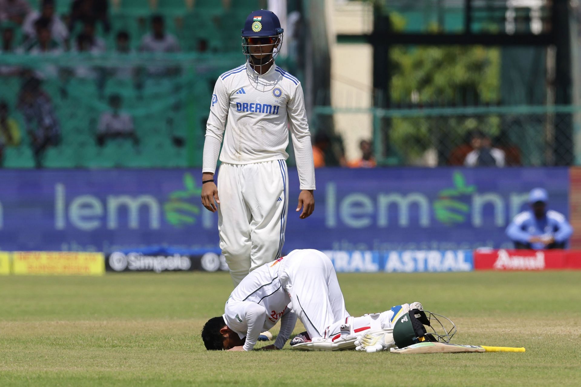 Mominul Haque scored a century in Bangladesh's first innings. (Credits: BCB Twitter)