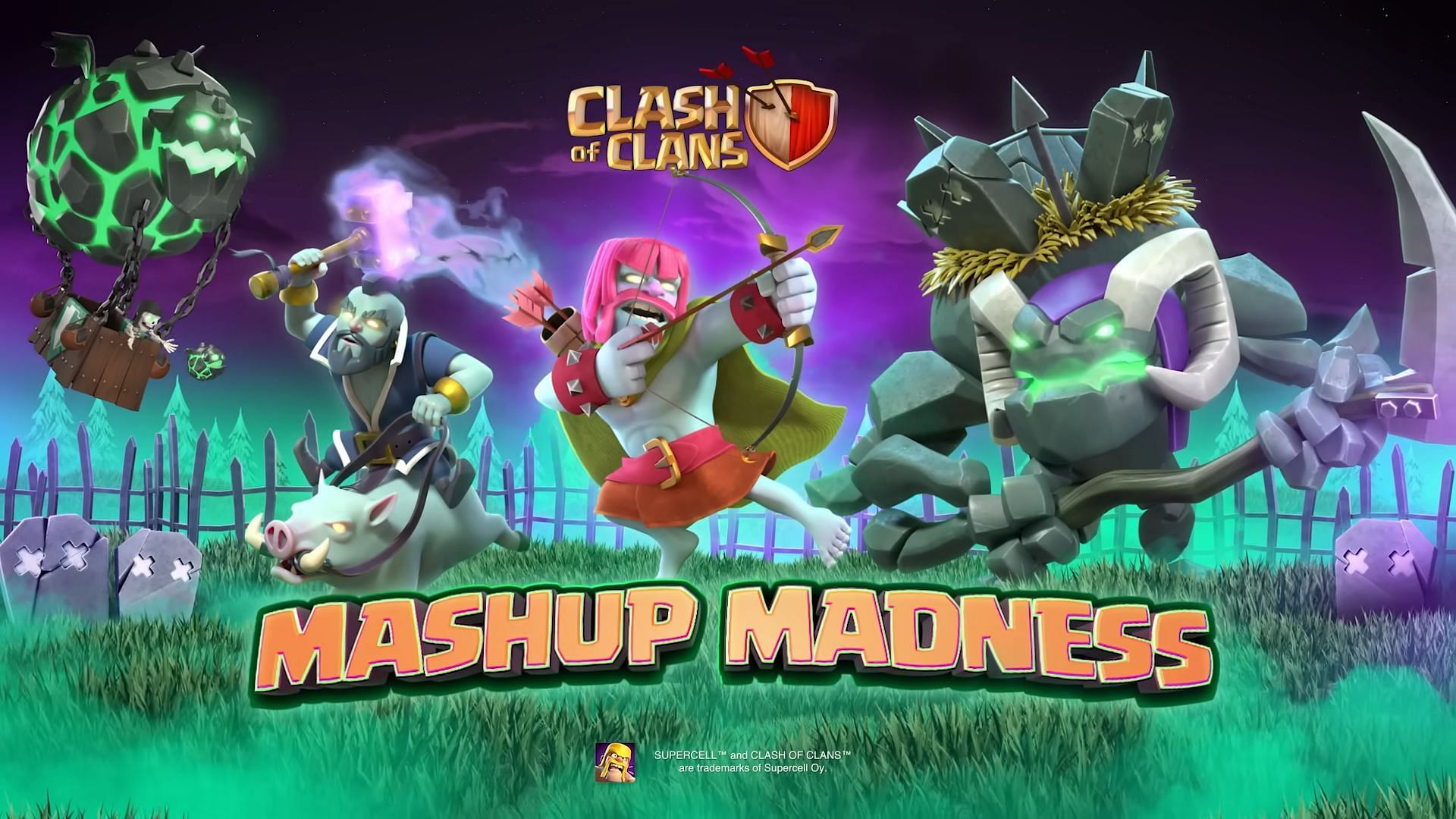 Mashup Madness troops (Image via Supercell)