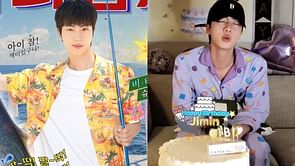 “My normal family”- Fans left reeling as BTS’ Jin’s ‘Super Tuna 2’ announcement features a comedic Jimin birthday celebration twist