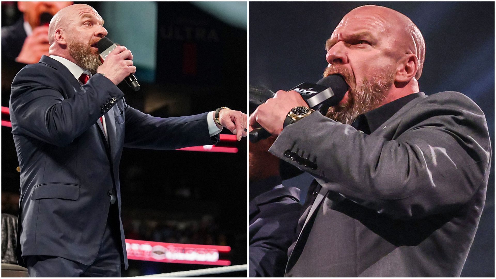 WWE CCO Triple H at Bad Blood and NXT CW