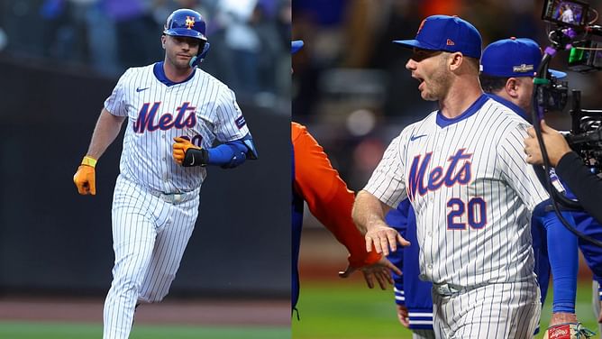 Mets insider predicts "Pete Alonso's free agency going to last deep," noting 'Scott Boras factor' & options like Cody Bellinger, Christian Walker