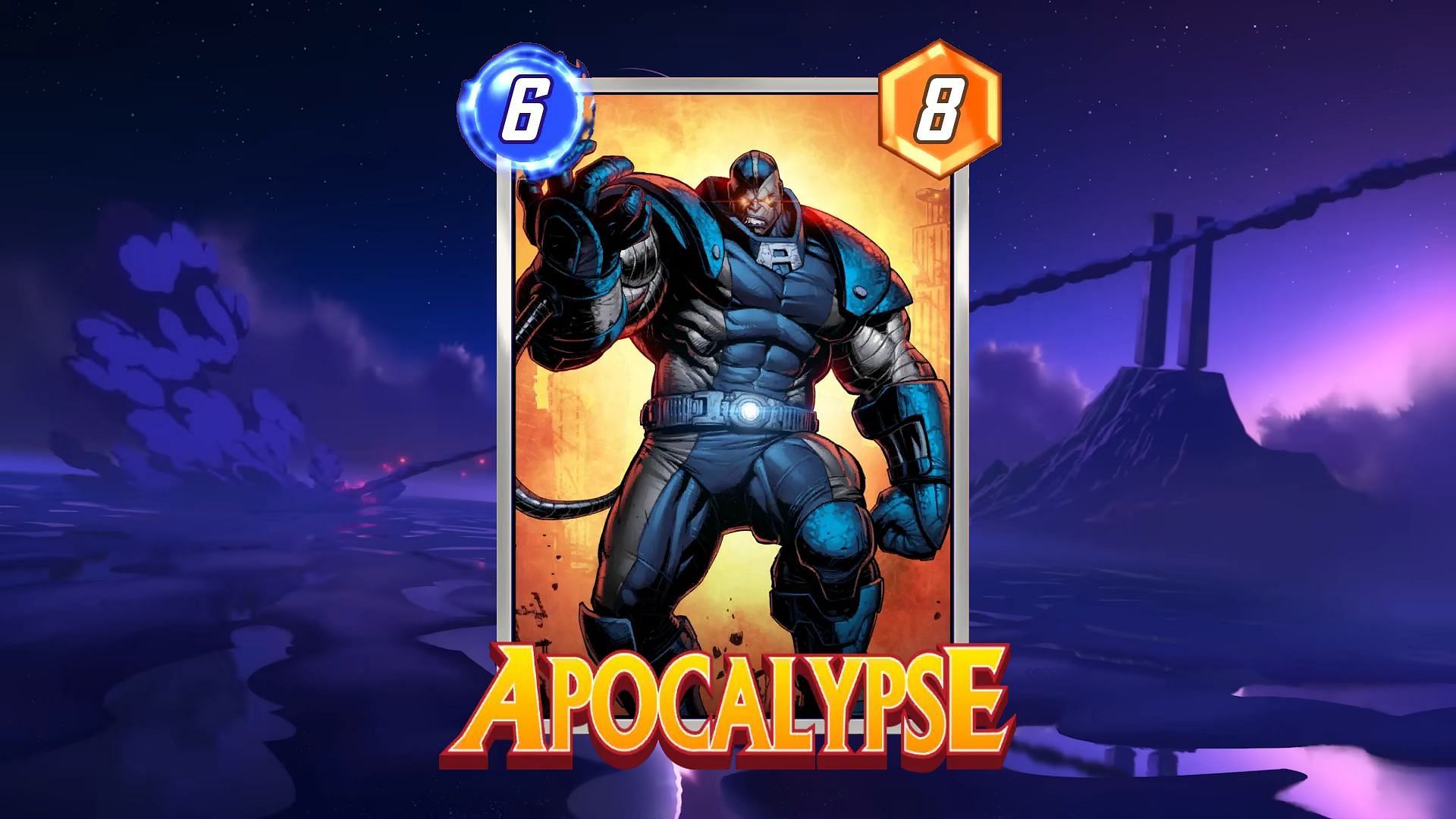 Apocalypse is used in many Scorn decks in Marvel Snap (Image via Nuverse)