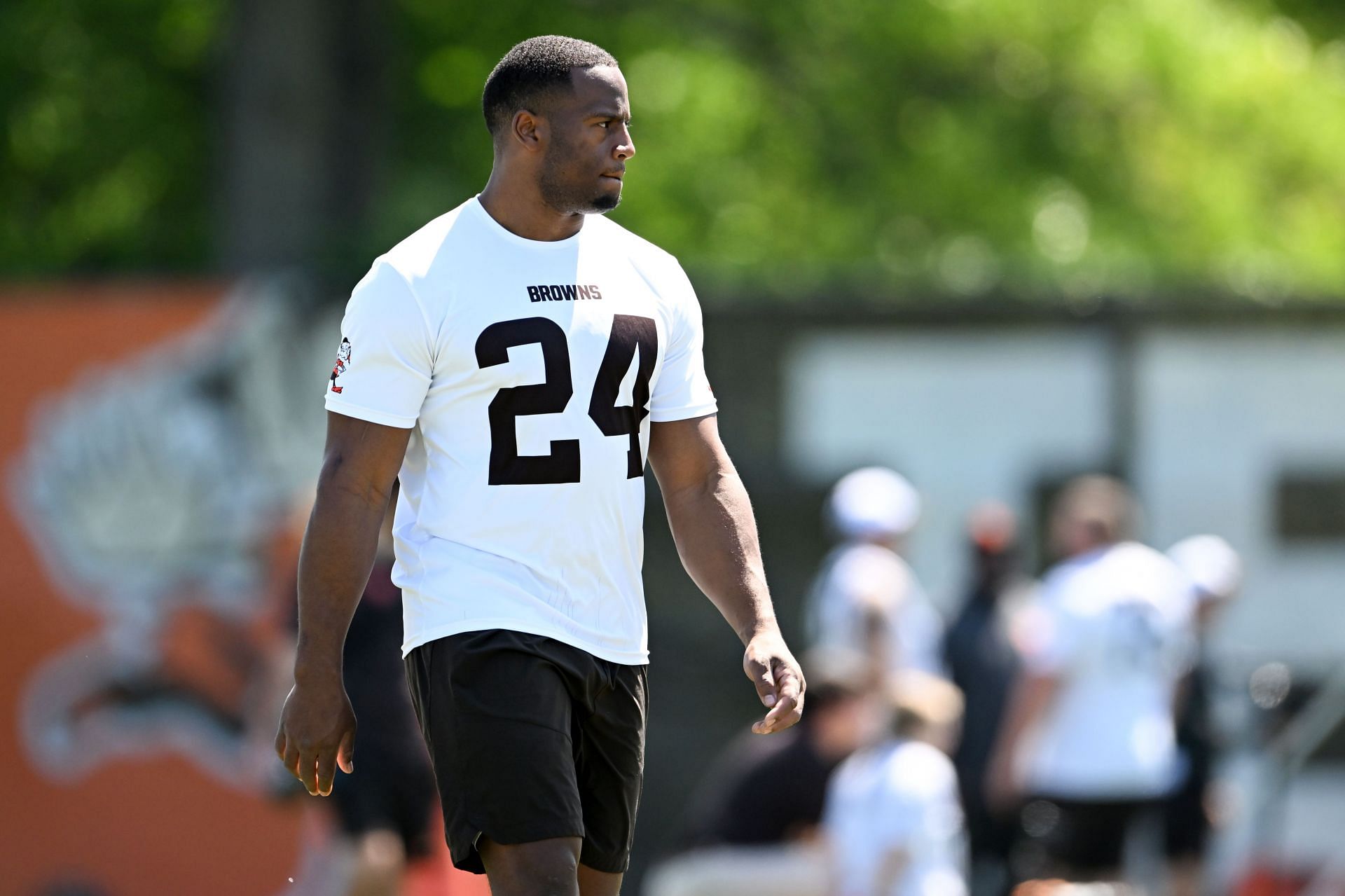 Nick Chubb during Cleveland Browns Mandatory Minicamp - Source: Getty