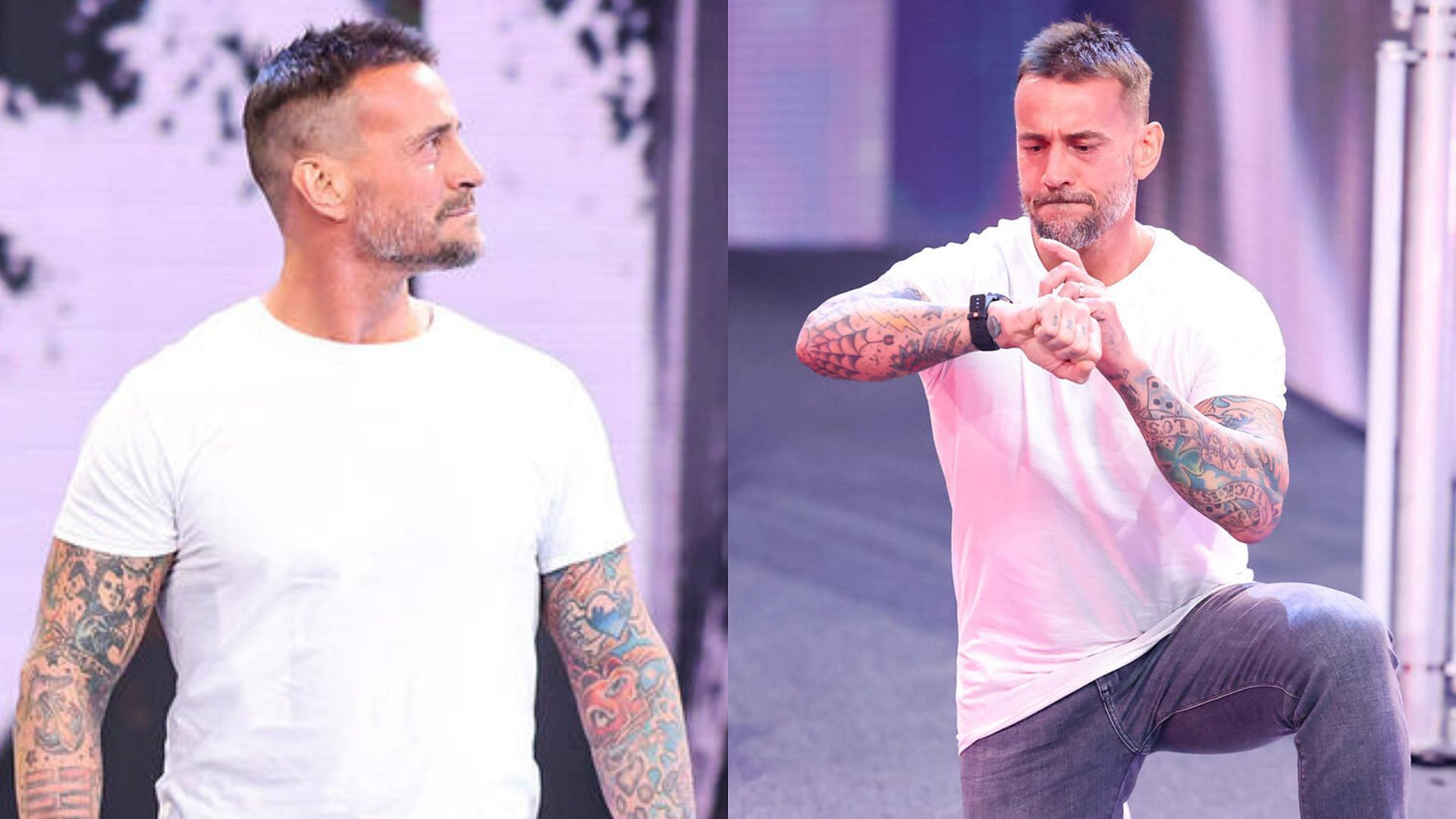 Punk returned to the company last year. [Photos: WWE.com]