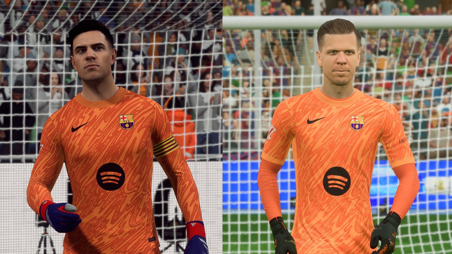 Ter Stegen vs Szczesny (Image via EA)