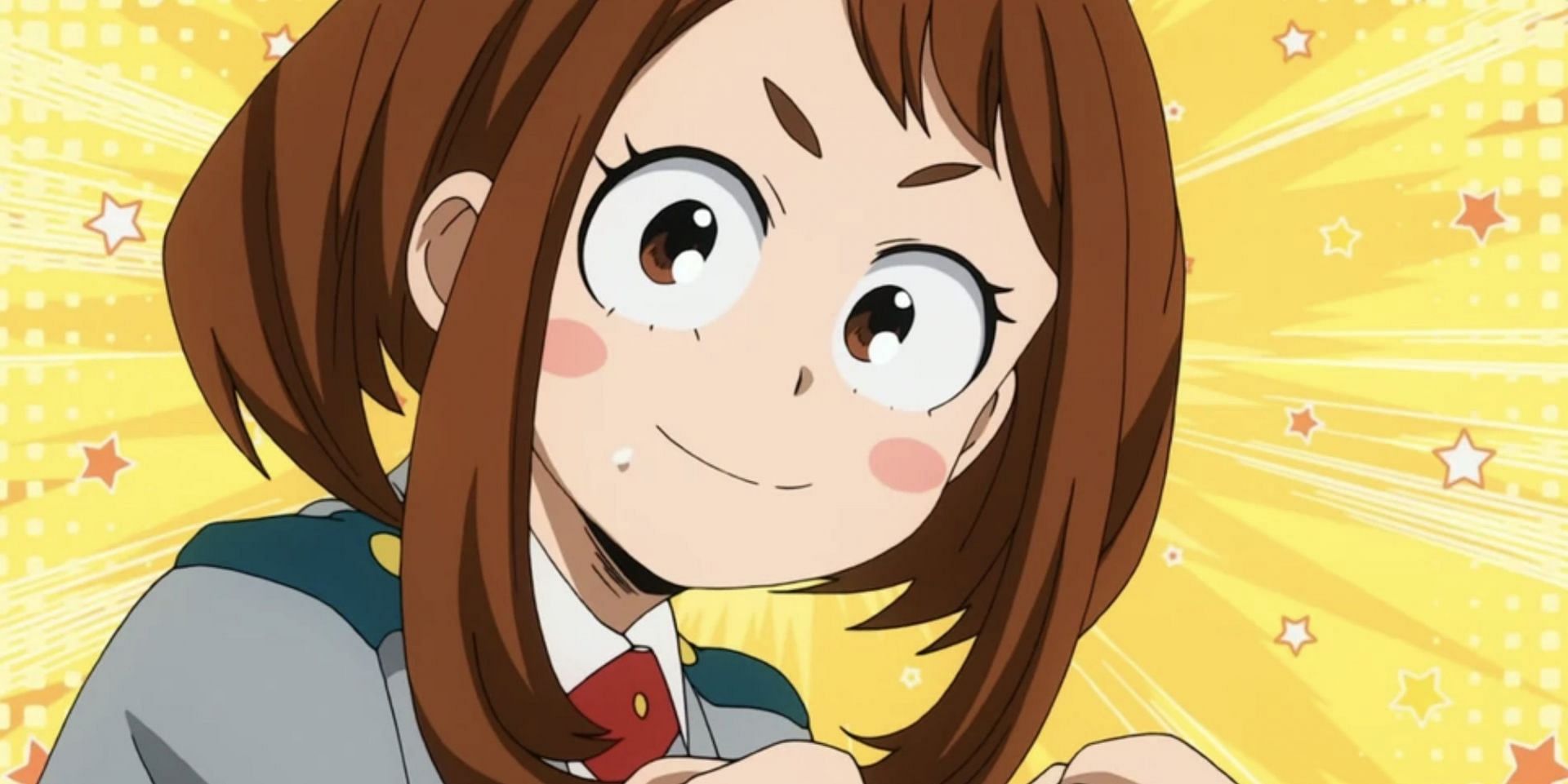 Ochaco Uraraka as seen in anime (Image via Studio Bones)